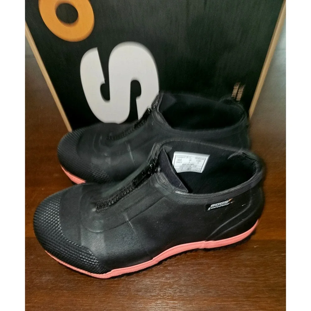 Bogs‎ Boots Overshoe Zip Unisex Mens Size 6 Composite Toe Work Shoe